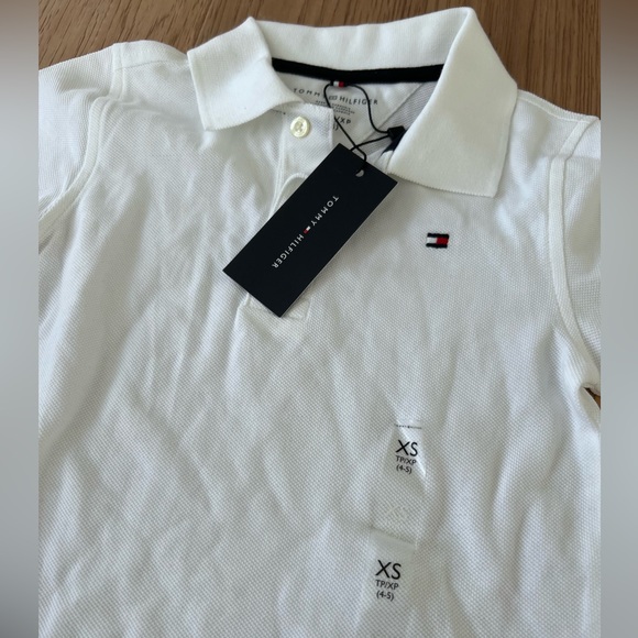 New With Tags Tommy Hilfiger Polo Gold Shirt Boys 4 5 - Picture 5 of 5